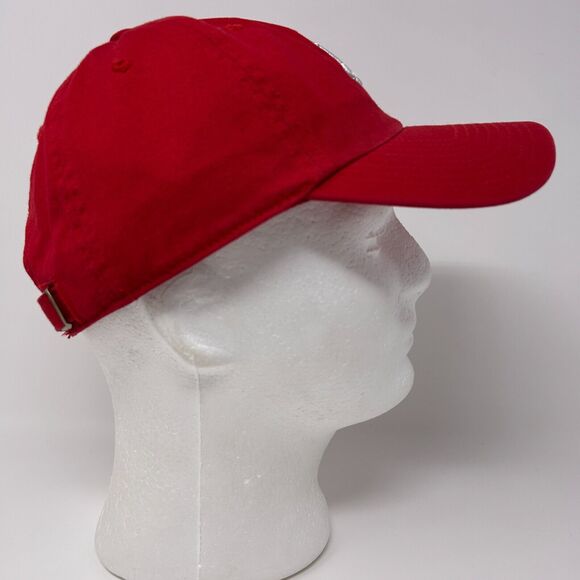 Houston Rockets Dad Hat Cap NBA Basketball OTS 6 Panel Strapback Red - Picture 7 of 9